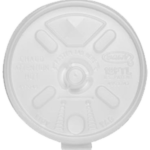 Dart 12FTLS Translucent Lift N' Lock Lid With Straw Slot