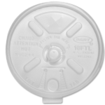 Dart 16FTLS Translucent Lift N' Lock Lid With Straw Slot