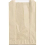 Brown Bakery Bag/Cookie Bag with Window 5" x 2" x 7 3/4"