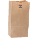 20 lb Brown Paper Bags