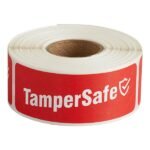 Red Tamper Safe Stickers for To-Go Orders