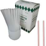 7 3/4 inch Unwrapped Straws