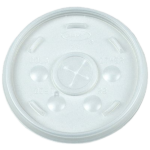 Dart 32SL Translucent Lid With Straw Slot