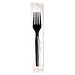 Medium Weight Forks (Black, Wrapped)