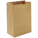 57 lb Brown Paper Bags 1/6 BBL
