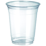 12 oz. (92mm) Clear PET Plastic Cups
