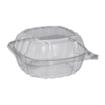 5x5 Clear Hinged Lid