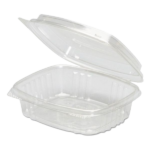 08 oz. Clear Hinged Deli Container