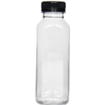 8oz. Square PET Juice Bottles