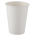 12 oz White Paper Cups