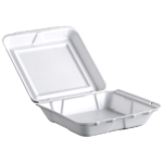Single Compartment Foam Hinged Lid, Small