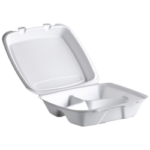 3 Compartment Foam Hinged Lid, Small