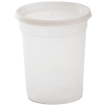 32 oz Plastic Soup Container With Lids