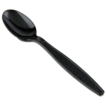 Heavy Weight Black Spoons