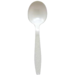 Heavy Weight White Soup Spoons