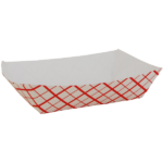 1/4 lb. Paper Food Trays #25