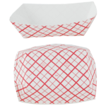 1/2 lb. Paper Food Trays #50