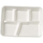 5 Foam Compartment Cafeteria Tray