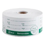 Removable Product Day Label 2 x 4 (500 Stickers)