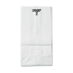2 lb. White Paper Bag