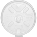 Dart 12FTLS Translucent Lift N' Lock Lid With Straw Slot