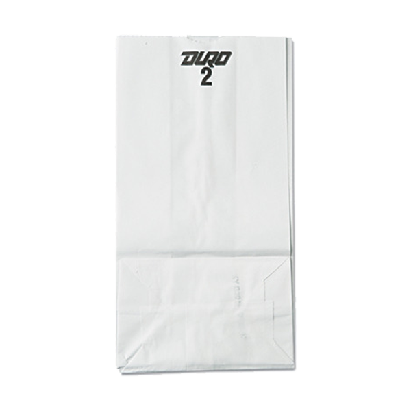 2 lb. White Paper Bag